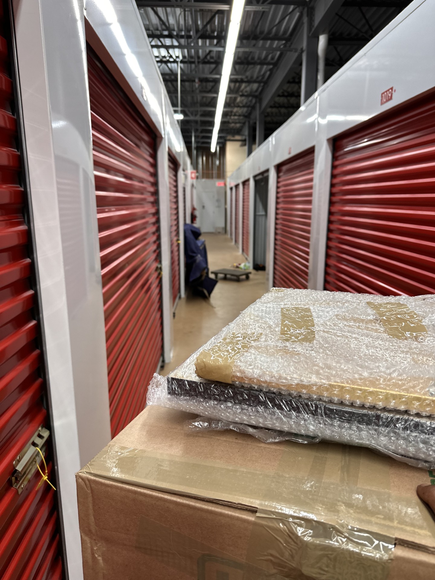 Storage unit loaded by Allo Moving crew